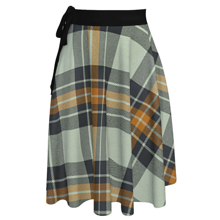 Burns Modern Tartan Wrap Skirt