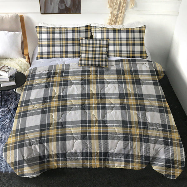 Burns Weathered Clan Badge Tartan Comforter