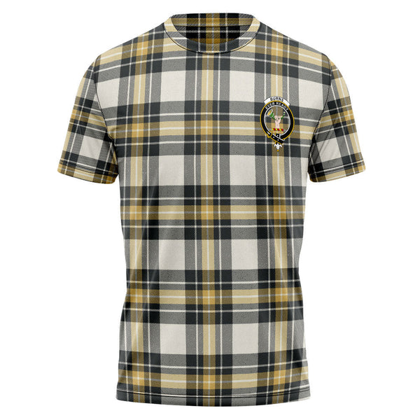 Burns Weathered Clan Badge Tartan T-Shirt