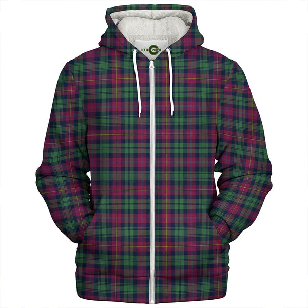 Cairns of Finavon Modern Clan Badge Tartan Sherpa Hoodie