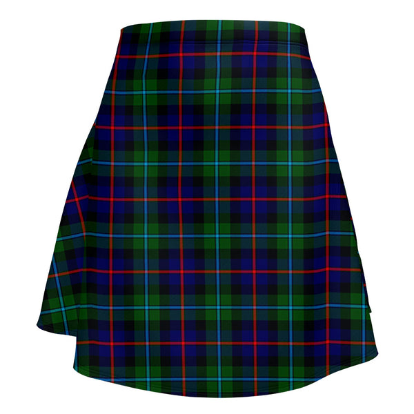 Calder Clan Badge Tartan Flared Skirt