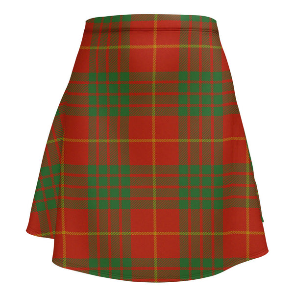 Cameron Ancient Clan Badge Tartan Flared Skirt