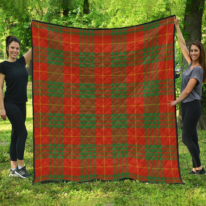 Cameron Ancient Clan Badge Tartan Premium Quilt