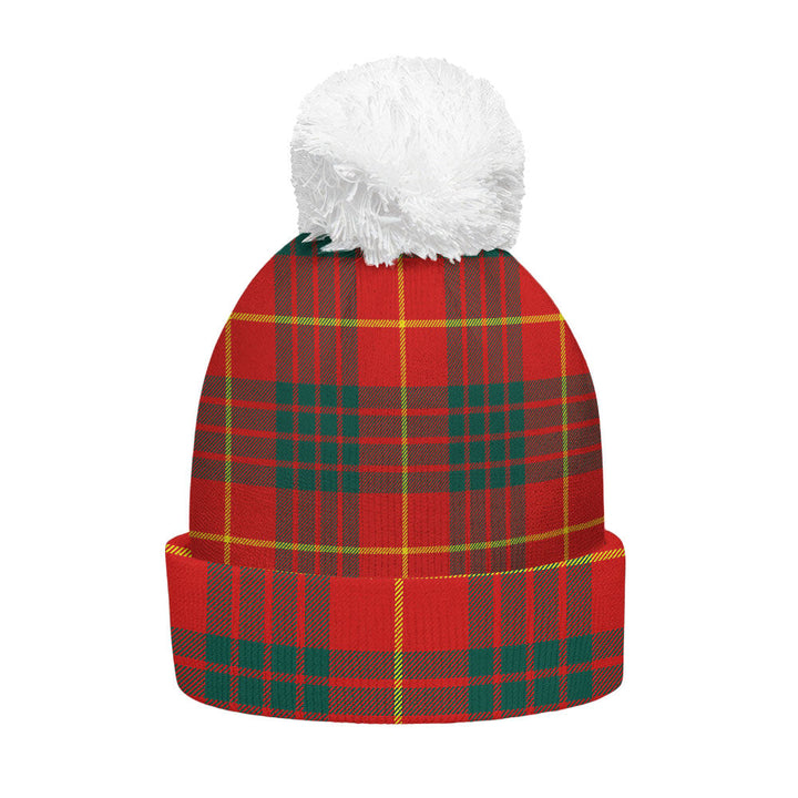 Cameron Modern 2 Clan Badge Tartan Bobble Beanie Hat