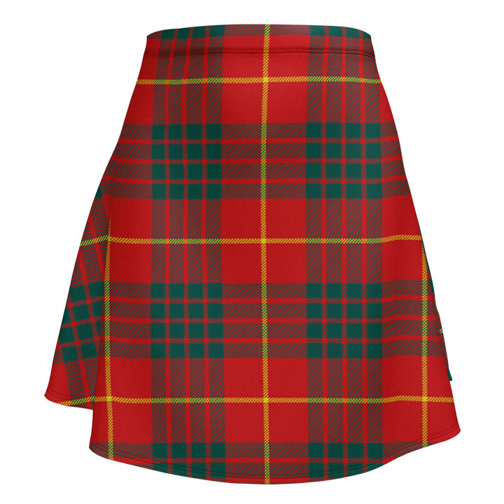 Cameron Modern 2 Clan Badge Tartan Flared Skirt