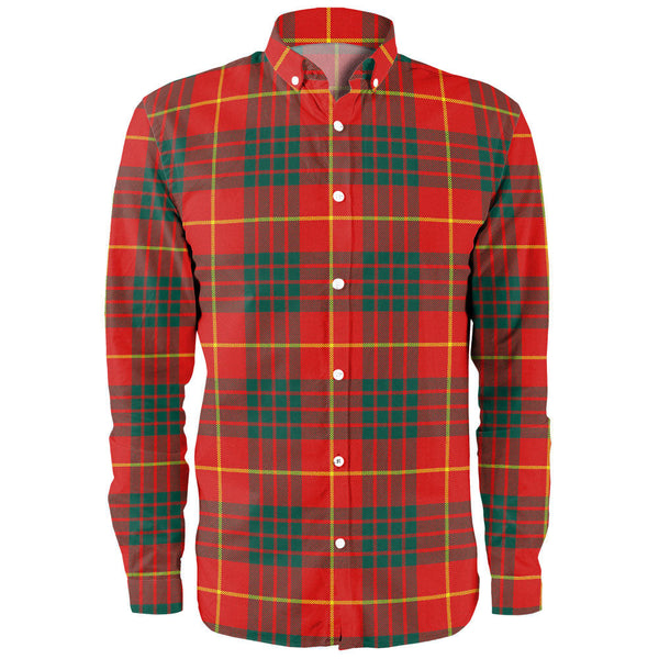 Cameron Modern 2 Clan Badge Tartan Long Sleeve Shirt