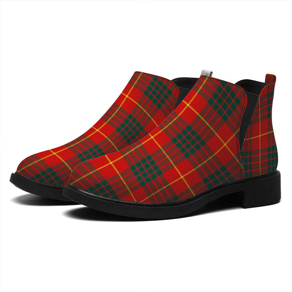 Cameron Modern 2 Tartan Flat Ankle Boots