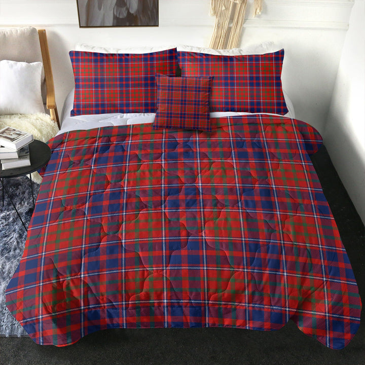 Cameron of Locheil Modern 2 Clan Badge Tartan Comforter