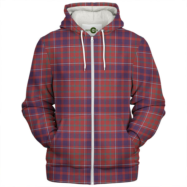 Cameron of Locheil Weathered 2 Clan Badge Tartan Sherpa Hoodie