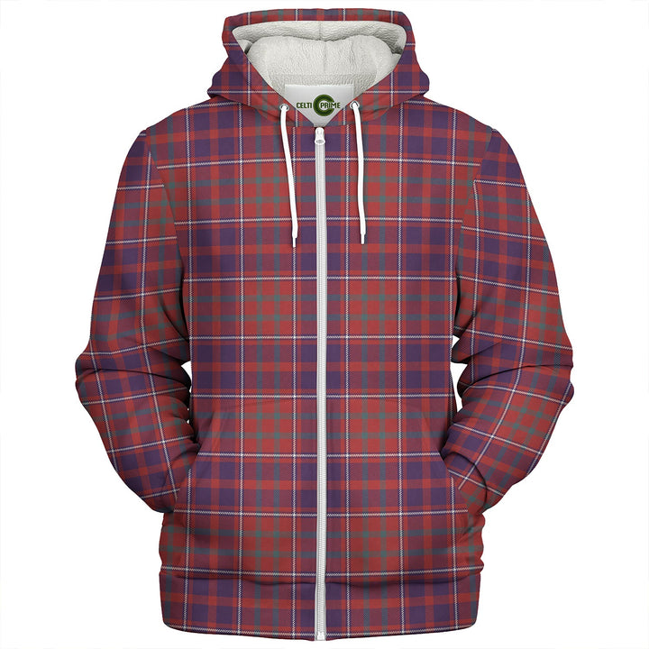 Cameron of Locheil Weathered 2 Clan Badge Tartan Sherpa Hoodie