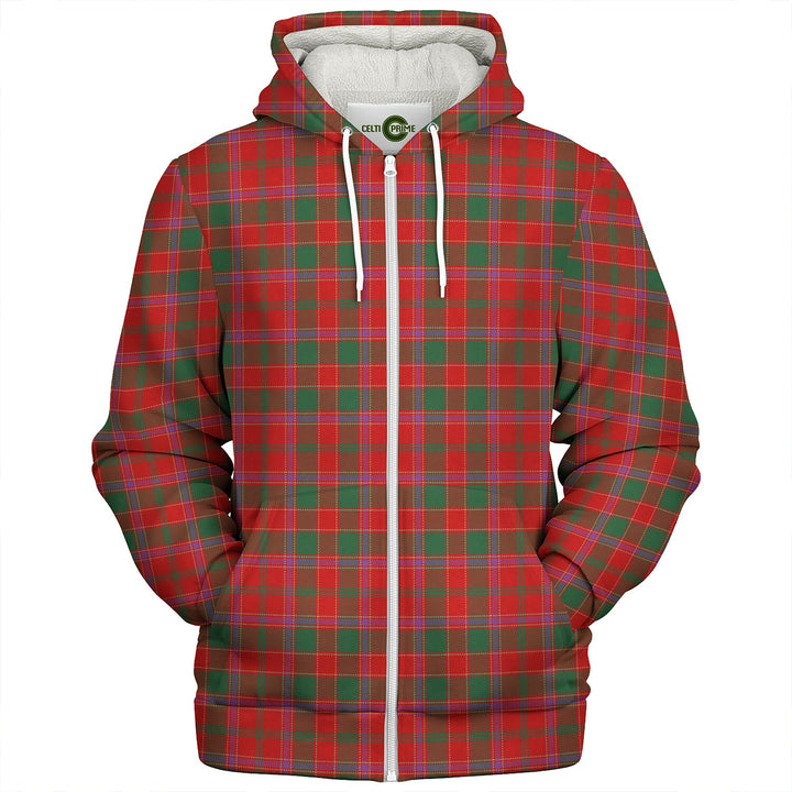 Cameron of Lochiel #2 Modern 2 Clan Badge Tartan Sherpa Hoodie