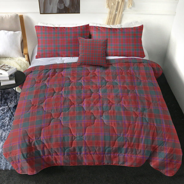 Cameron of Lochiel #2 Weathered 2 Clan Badge Tartan Comforter