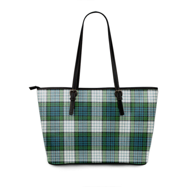 Campbell 42nd Dress Ancient Tartan Leather Tote Bag