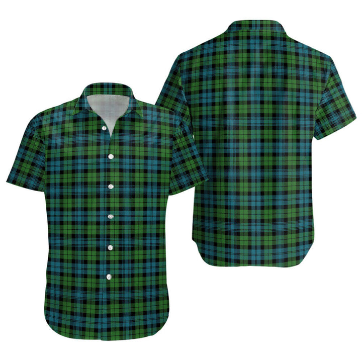 Campbell Ancient 2 Clan Badge Tartan Short Sleeve Shirt