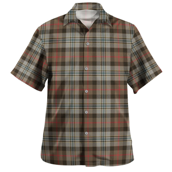 Campbell Hunting Weathered Tartan Hawaiian Shirt