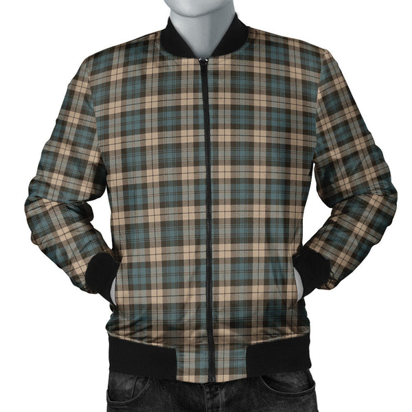 Campbell Weathered 2 Clan Badge Tartan Bomber Jacket