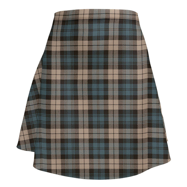Campbell Weathered 2 Clan Badge Tartan Flared Skirt