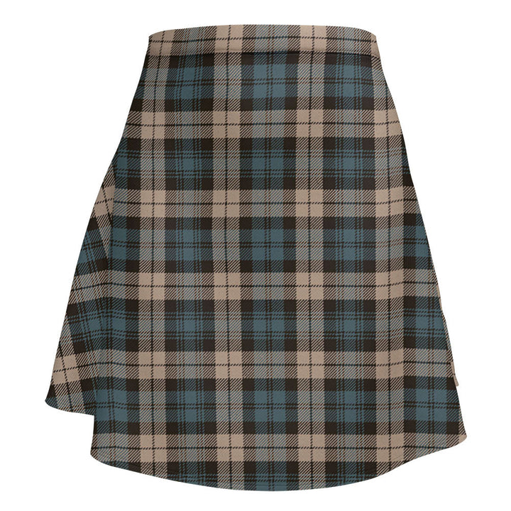 Campbell Weathered 2 Clan Badge Tartan Flared Skirt