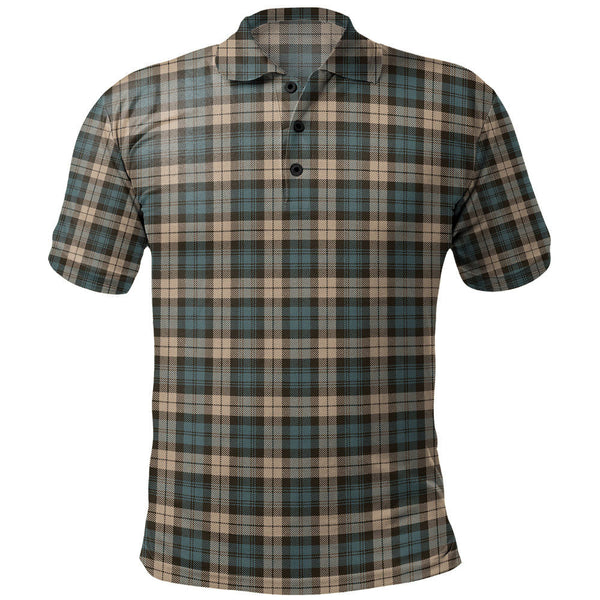 Campbell Weathered 2 Clan Badge Tartan Polo Shirt