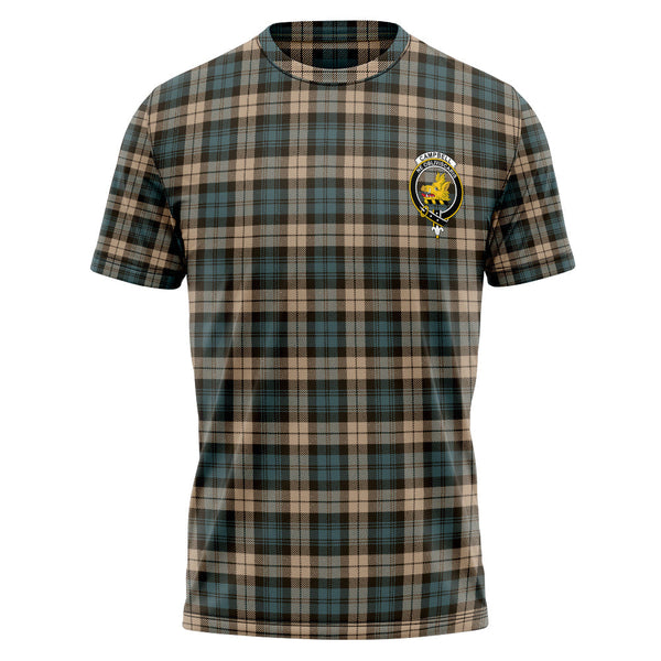 Campbell Weathered 2 Clan Badge Tartan T-Shirt