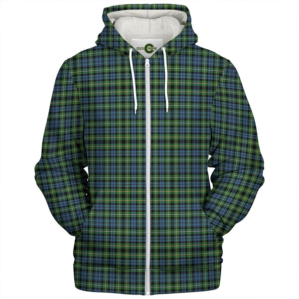 Campbell of Argyll 1815 Ancient 2 Clan Badge Tartan Sherpa Hoodie