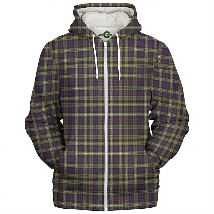 Campbell of Argyll 1815 Weathered Tartan Sherpa Hoodie
