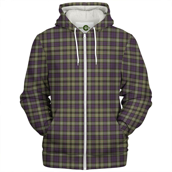 Campbell of Argyll 1815 Weathered 2 Clan Badge Tartan Sherpa Hoodie