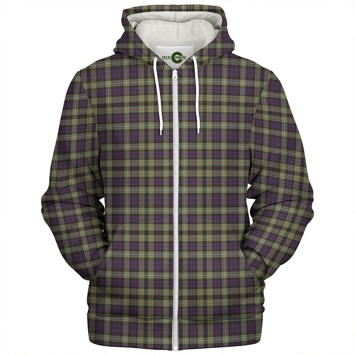 Campbell of Argyll 1815 Weathered 2 Clan Badge Tartan Sherpa Hoodie