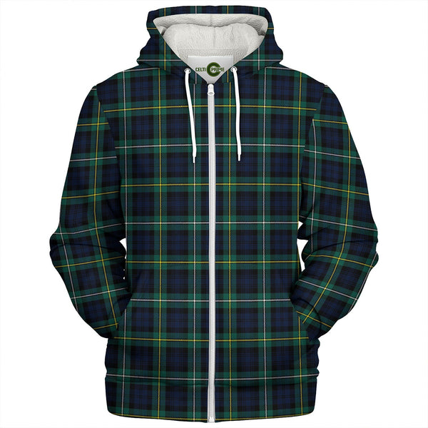 Campbell of Argyll Modern Tartan Sherpa Hoodie