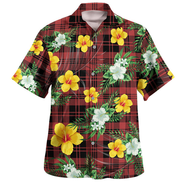 Campbell of Lochlane Ancient 2 Clan Badge Tartan Hawaiian Shirt Summer Vibes Style