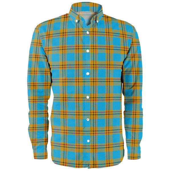 Carlisle (Carlill) Ancient Clan Badge Tartan Long Sleeve Shirt