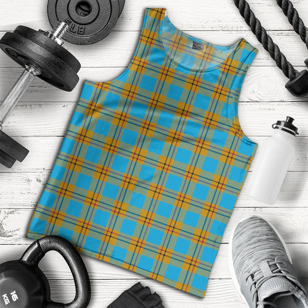 Carlisle (Carlill) Ancient Clan Badge Tartan Men Tank Top