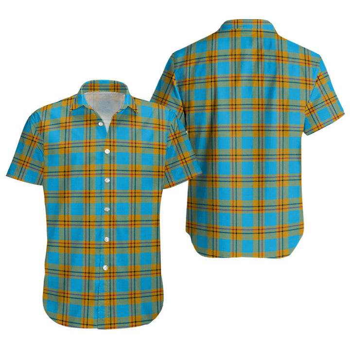 Carlisle (Carlill) Ancient Clan Badge Tartan Short Sleeve Shirt
