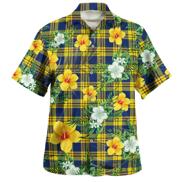 Carlisle (Carlill) Modern Clan Badge Tartan Hawaiian Shirt Summer Vibes Style