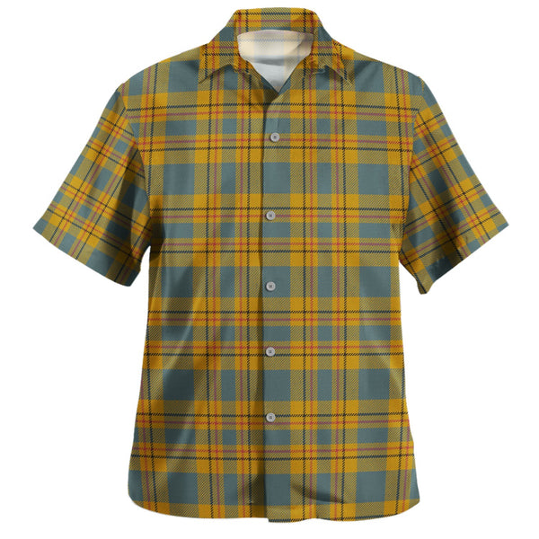 Carlisle (Carlill) Weathered Clan Badge Tartan Hawaiian Shirt
