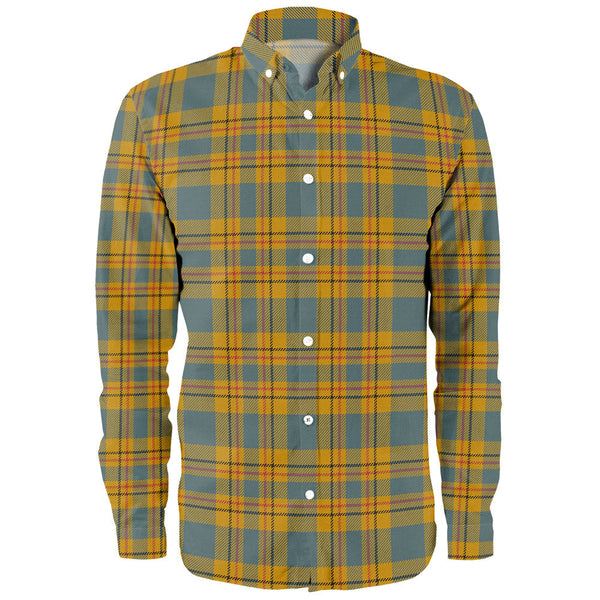 Carlisle (Carlill) Weathered Clan Badge Tartan Long Sleeve Shirt