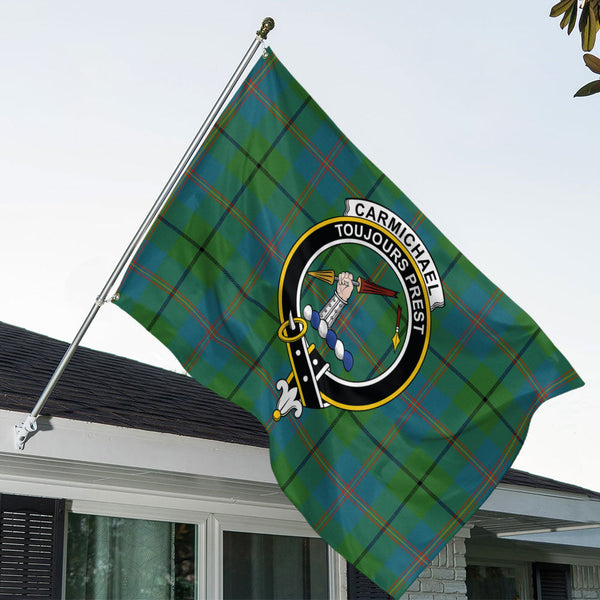 Carmichael Ancient Clan Badge Tartan House Flag