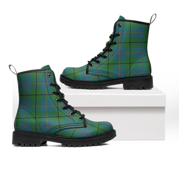Carmichael Ancient Clan Badge Tartan Leather Boots