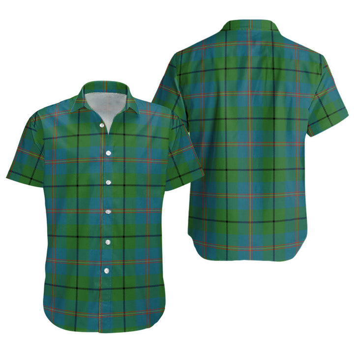 Carmichael Ancient Clan Badge Tartan Short Sleeve Shirt