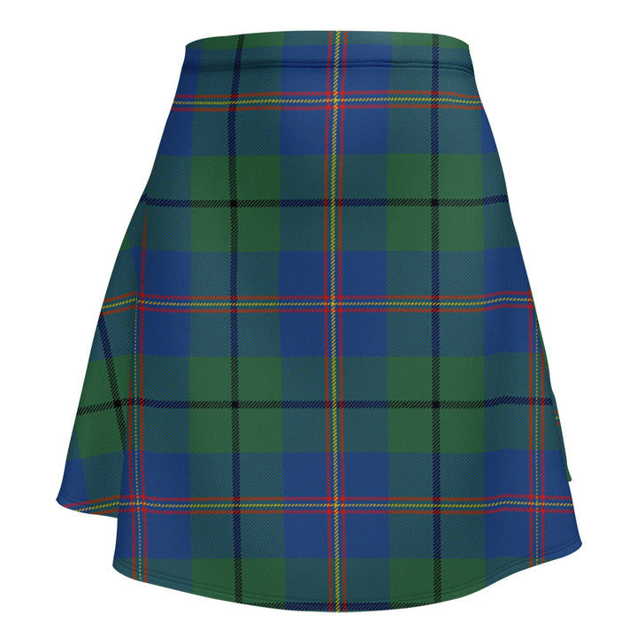 Carmichael Modern Clan Badge Tartan Flared Skirt