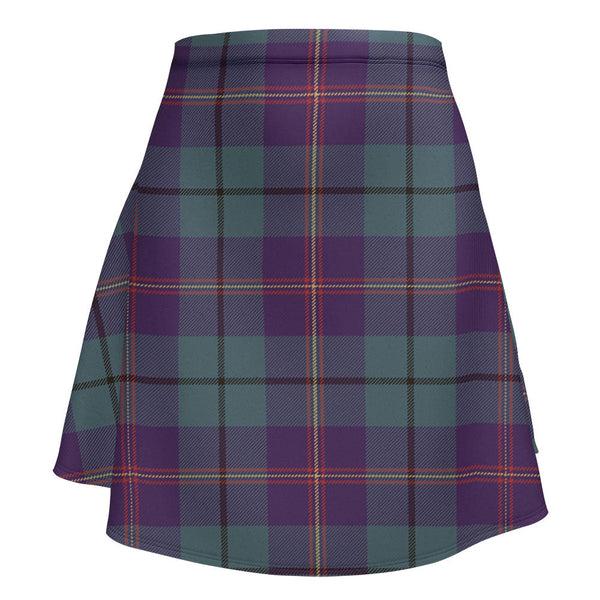 Carmichael Weathered 2 Clan Badge Tartan Flared Skirt