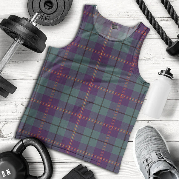 Carmichael Weathered 2 Clan Badge Tartan Men Tank Top