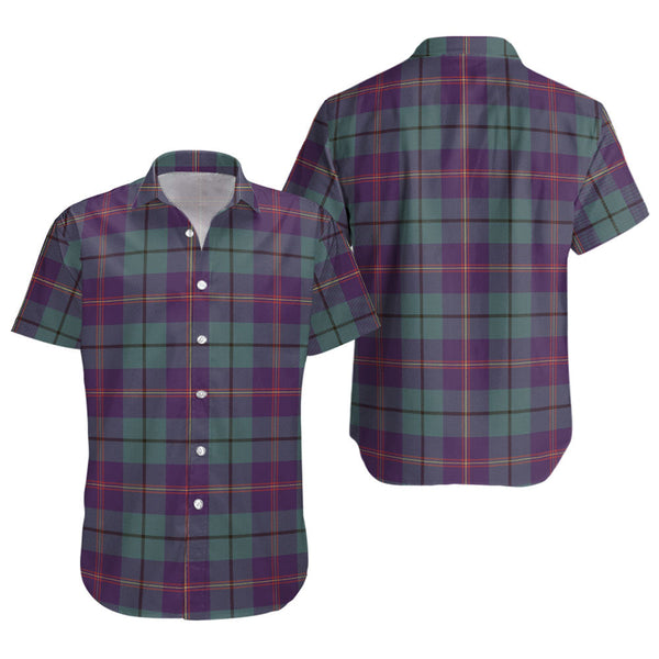 Carmichael Weathered 2 Clan Badge Tartan Short Sleeve Shirt