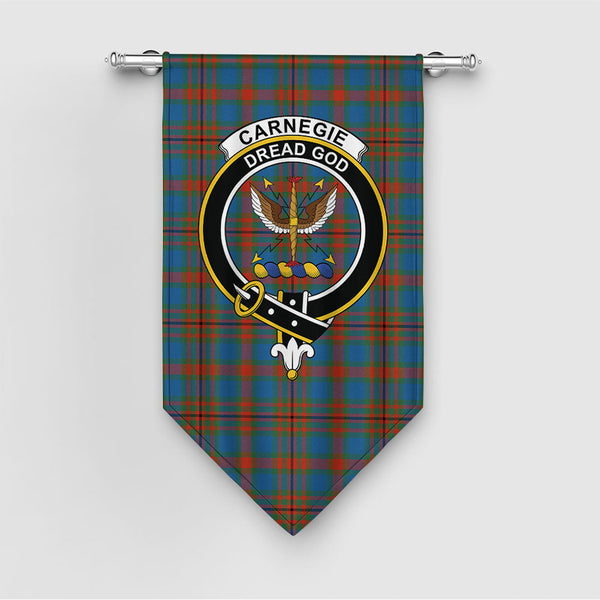Carnegie Ancient Clan Badge Tartan Gonfalon