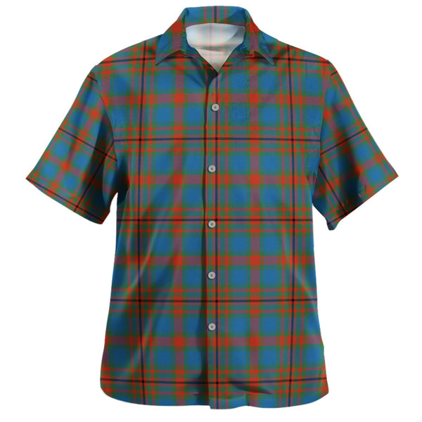 Carnegie Ancient Clan Badge Tartan Hawaiian Shirt
