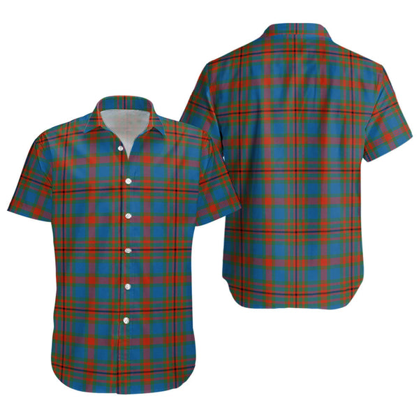 Carnegie Ancient Clan Badge Tartan Short Sleeve Shirt