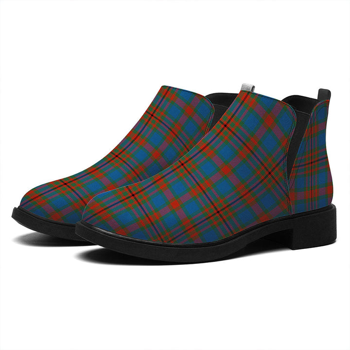 Carnegie Ancient Tartan Flat Ankle Boots