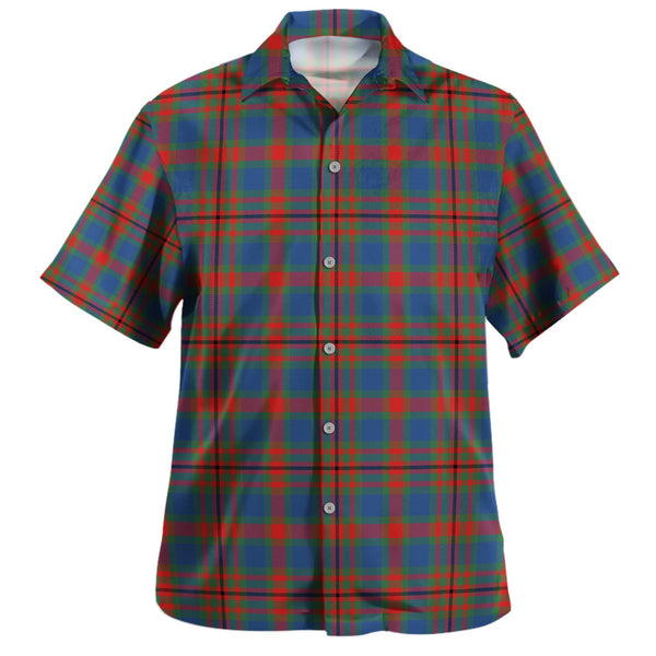 Carnegie Modern Clan Badge Tartan Hawaiian Shirt
