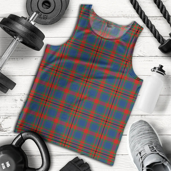 Carnegie Modern Clan Badge Tartan Men Tank Top