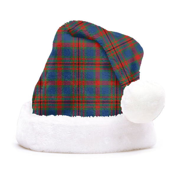 Carnegie Modern Clan Badge Tartan Plush Christmas Hat